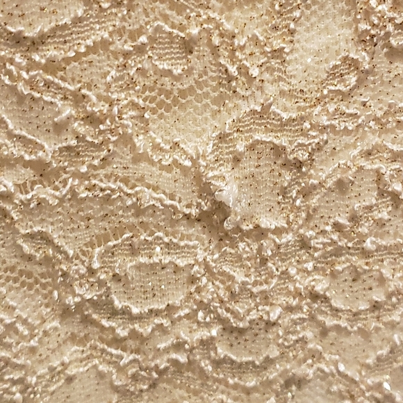 Windsor Lace Sheath Dress Junior's Medium Cream - Picture 9 of 10